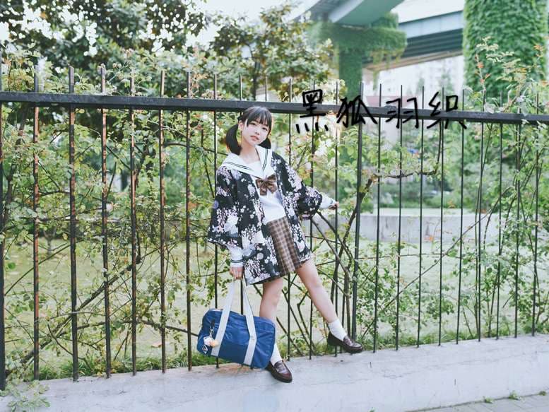 セーラー服 桜舞う和風 コーデセット