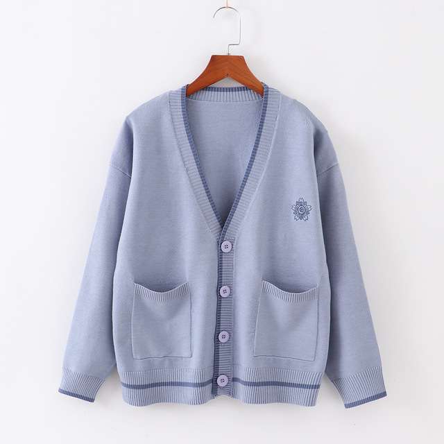 セーラー服 学園風セーラーカーディガン制服セット