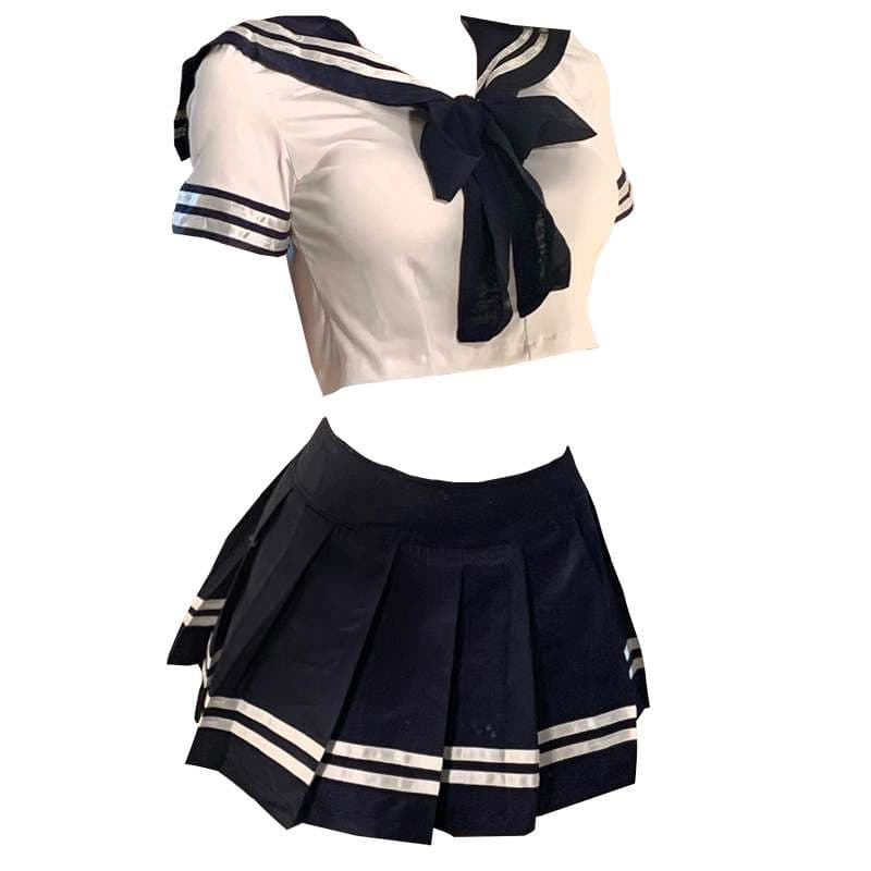 セーラー服 大胆なセーラー風コスプレセット