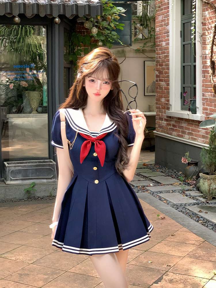 セーラー服 正統派 風ワンピース コスプレ衣装