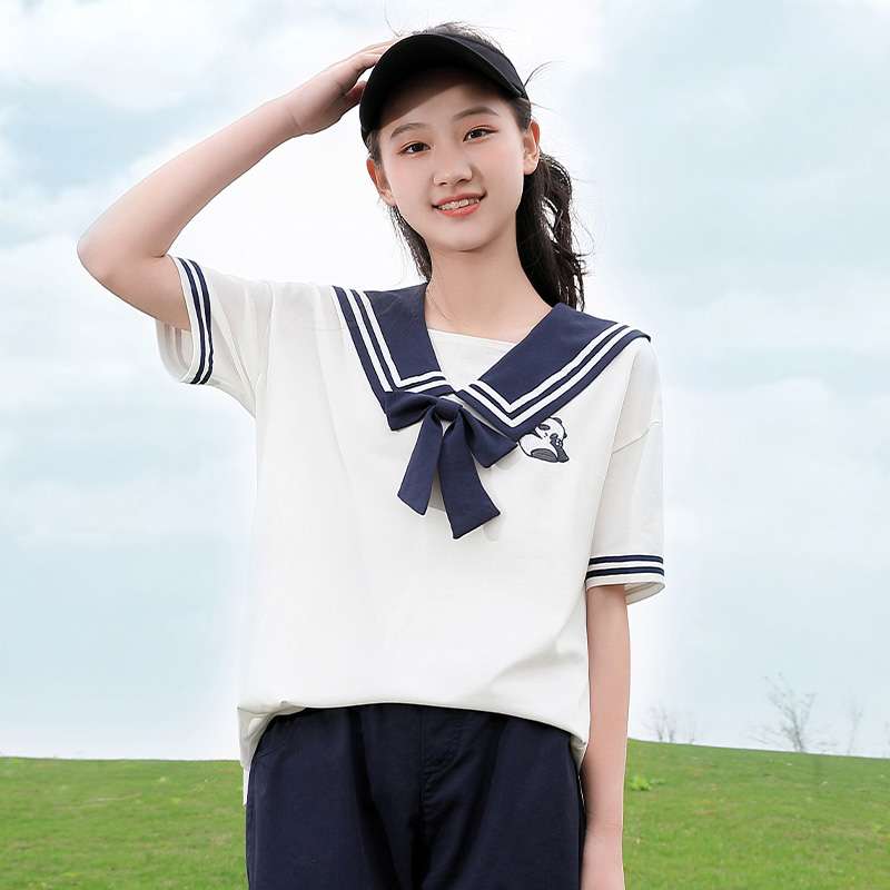 セーラー服 青春マリンルック セーラー風Tシャツ