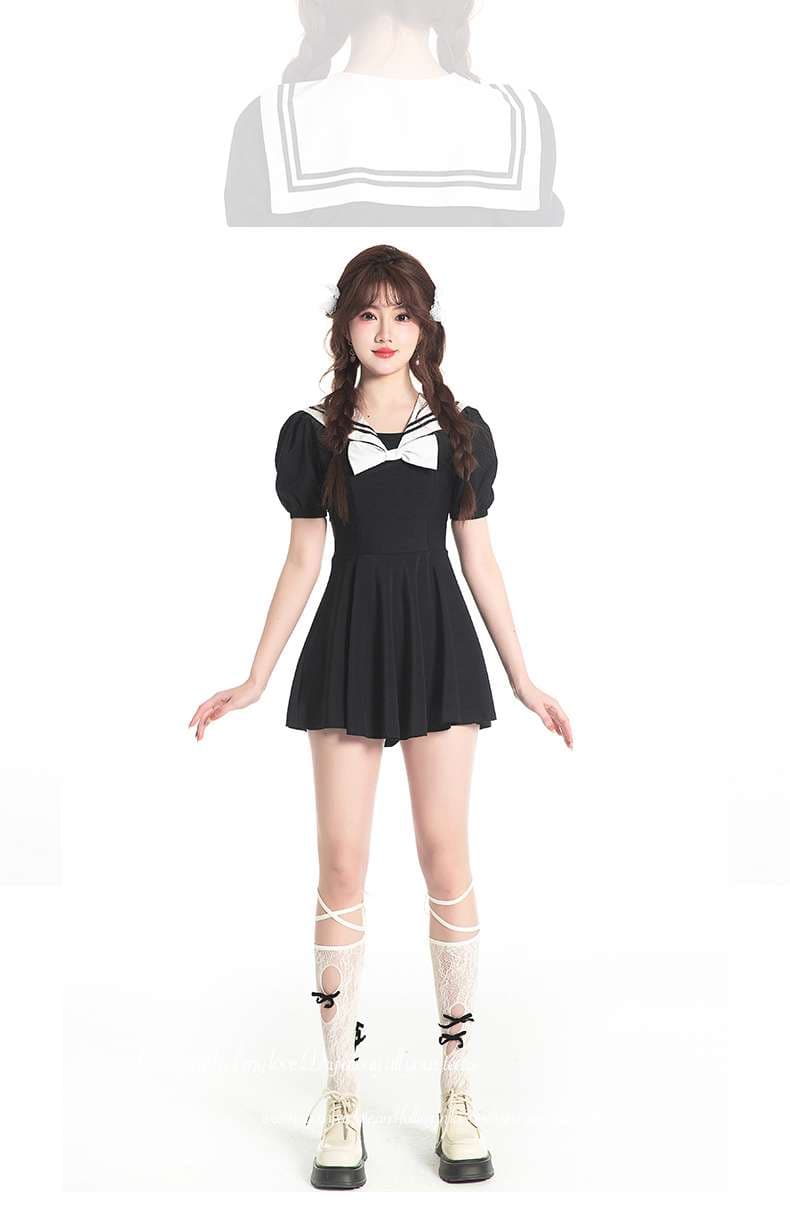 セーラー服 大人可愛い セーラー風ワンピース