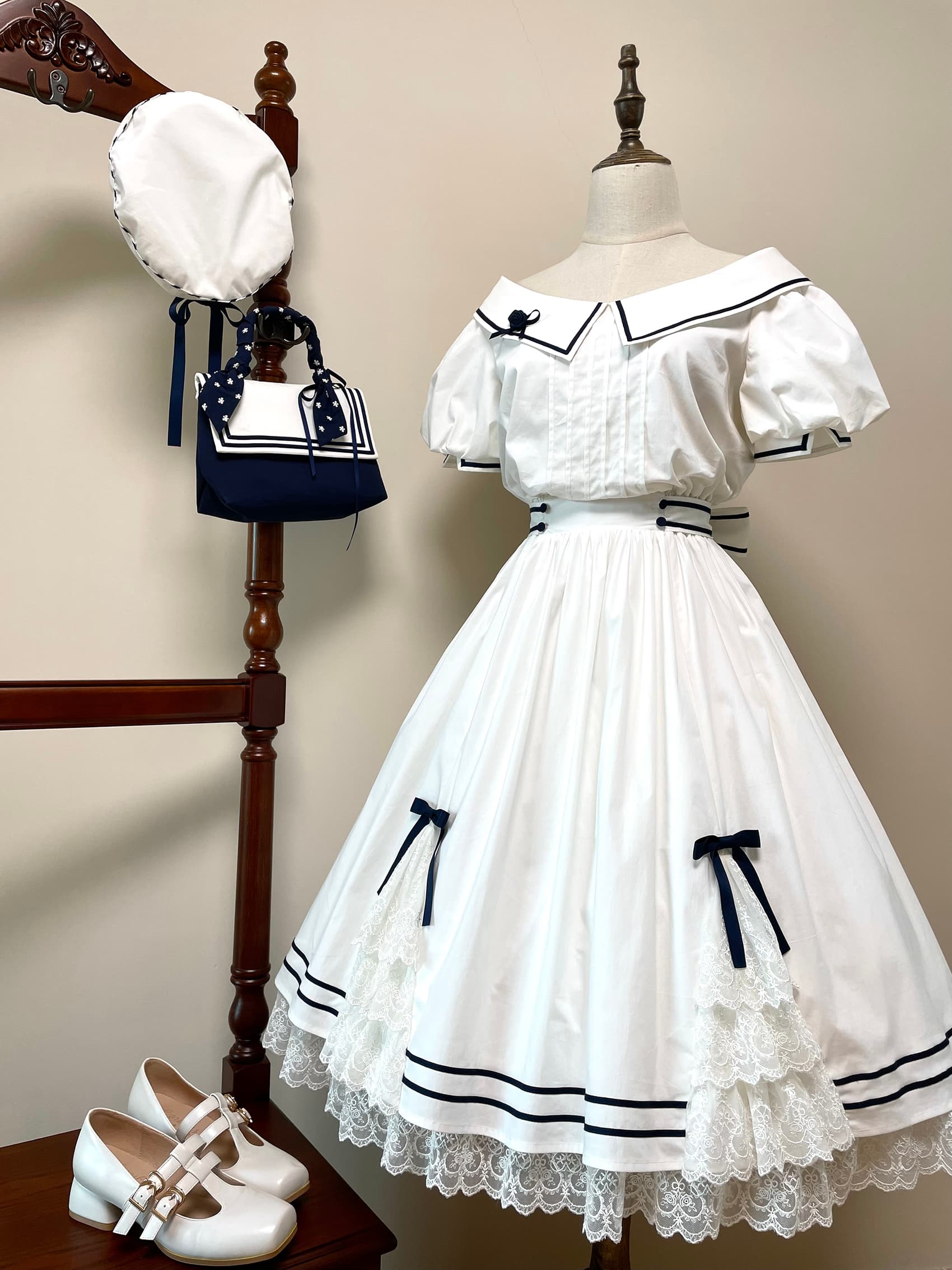 セーラー服 優美な海風セーラーワンピース