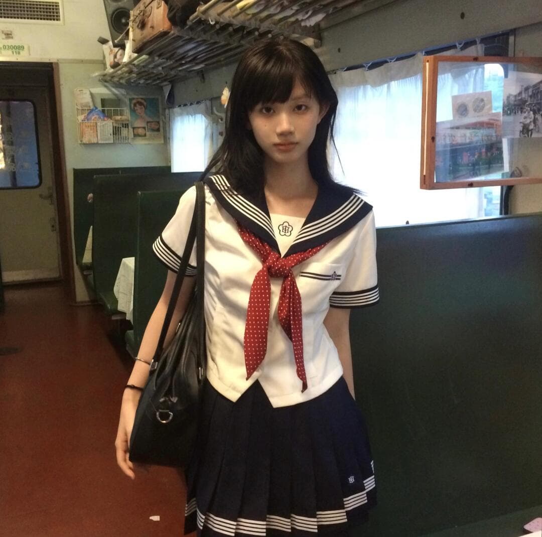 セーラー服 エレガント学園風水玉リボン