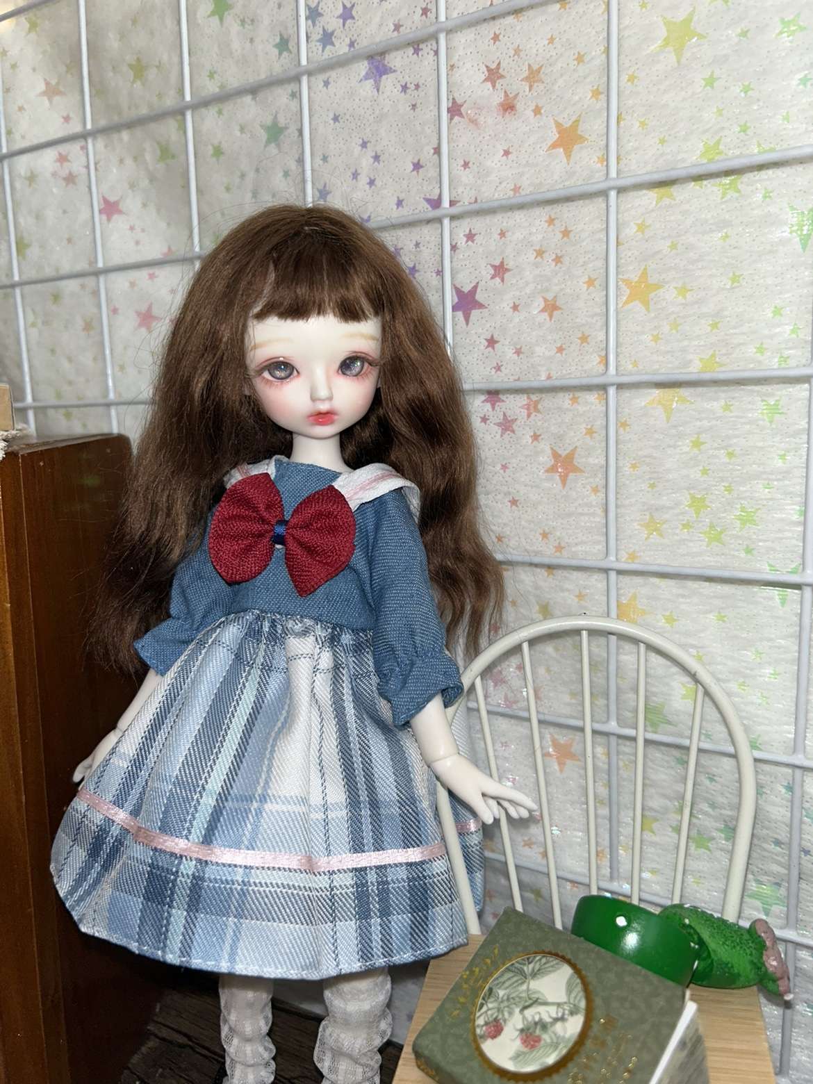 セーラー服 少女人形用セーラー風ドレスセット