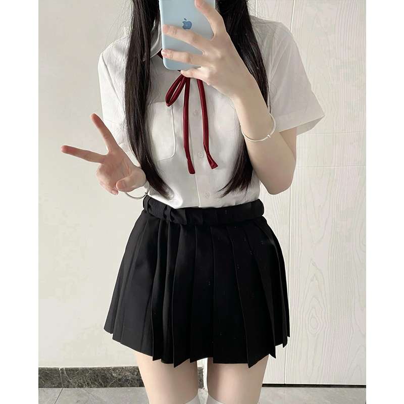セーラー服 リボン付き 上下セット