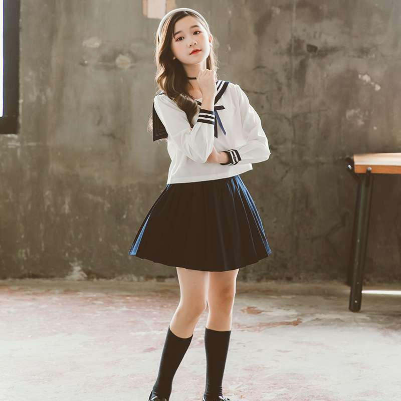 セーラー服 キッズ用セーラー風学生服セット