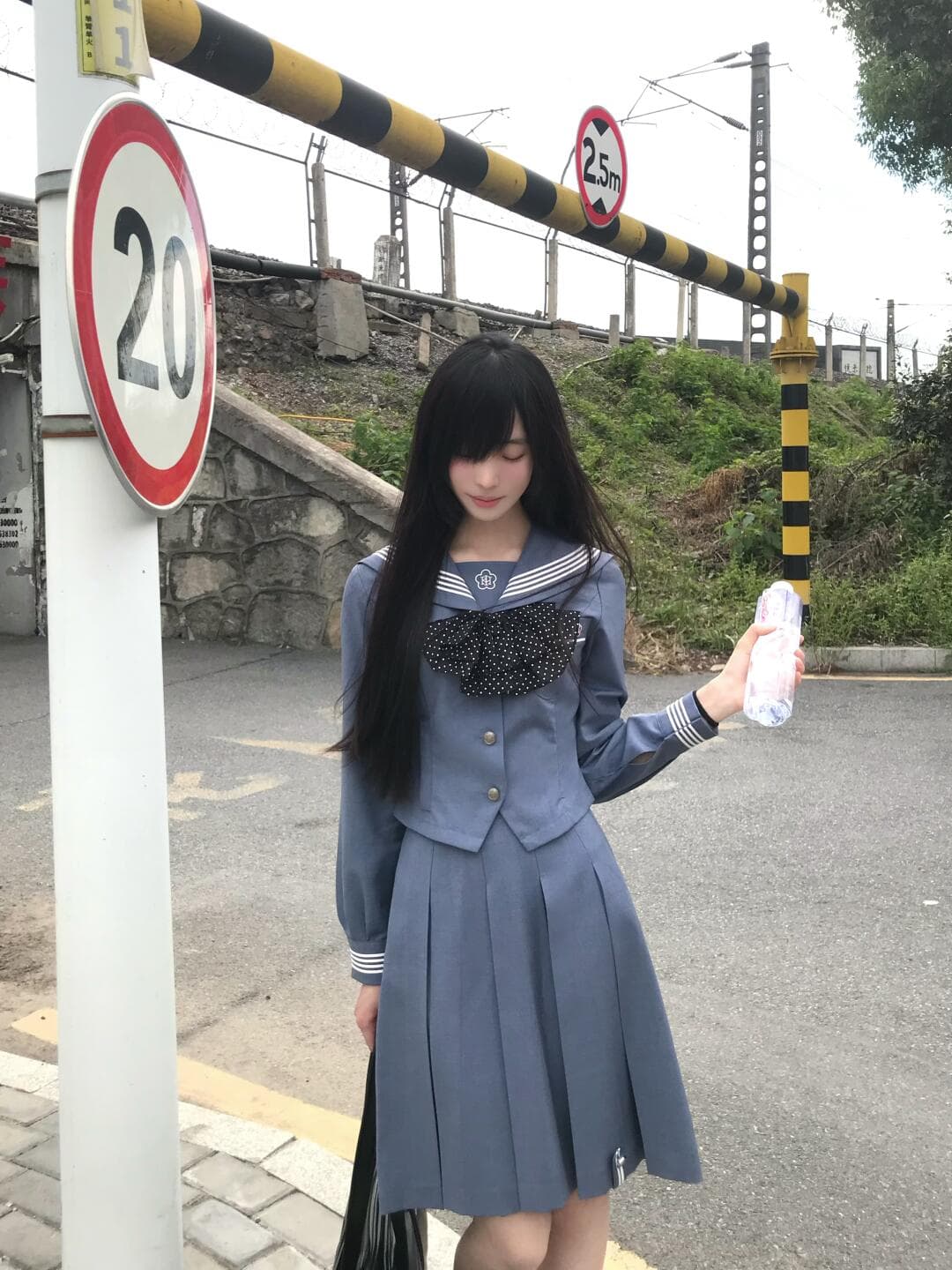セーラー服 エレガント学園風水玉リボン