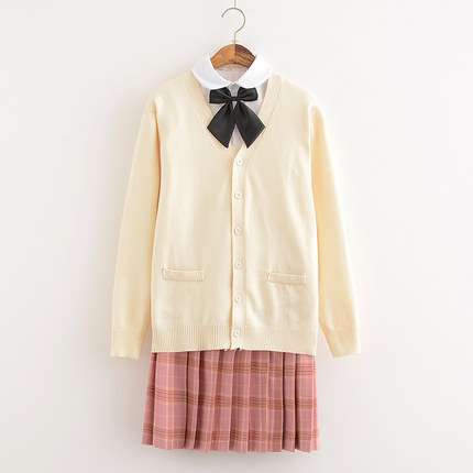 セーラー服 クラシックスクールカーディガン制服セット