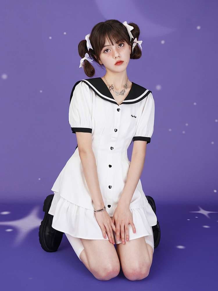 セーラー服 星空セーラーガール ミニワンピース