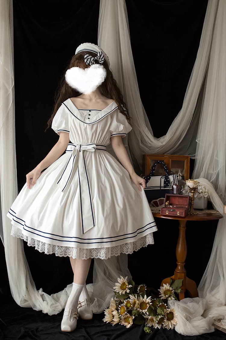 セーラー服 優美な海風セーラーワンピース