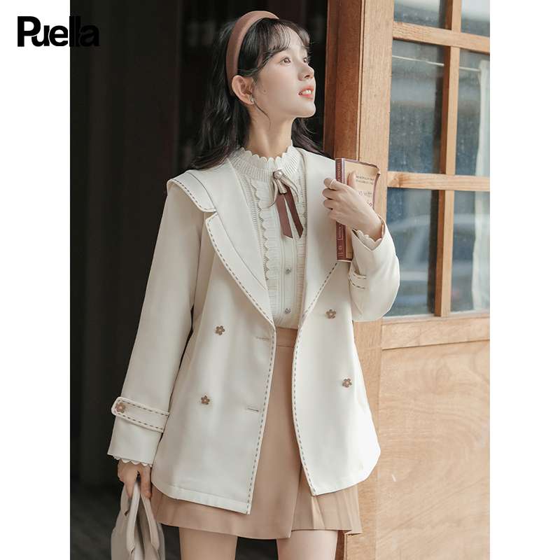 セーラー服 レトロ風学生風アウター ジャケット