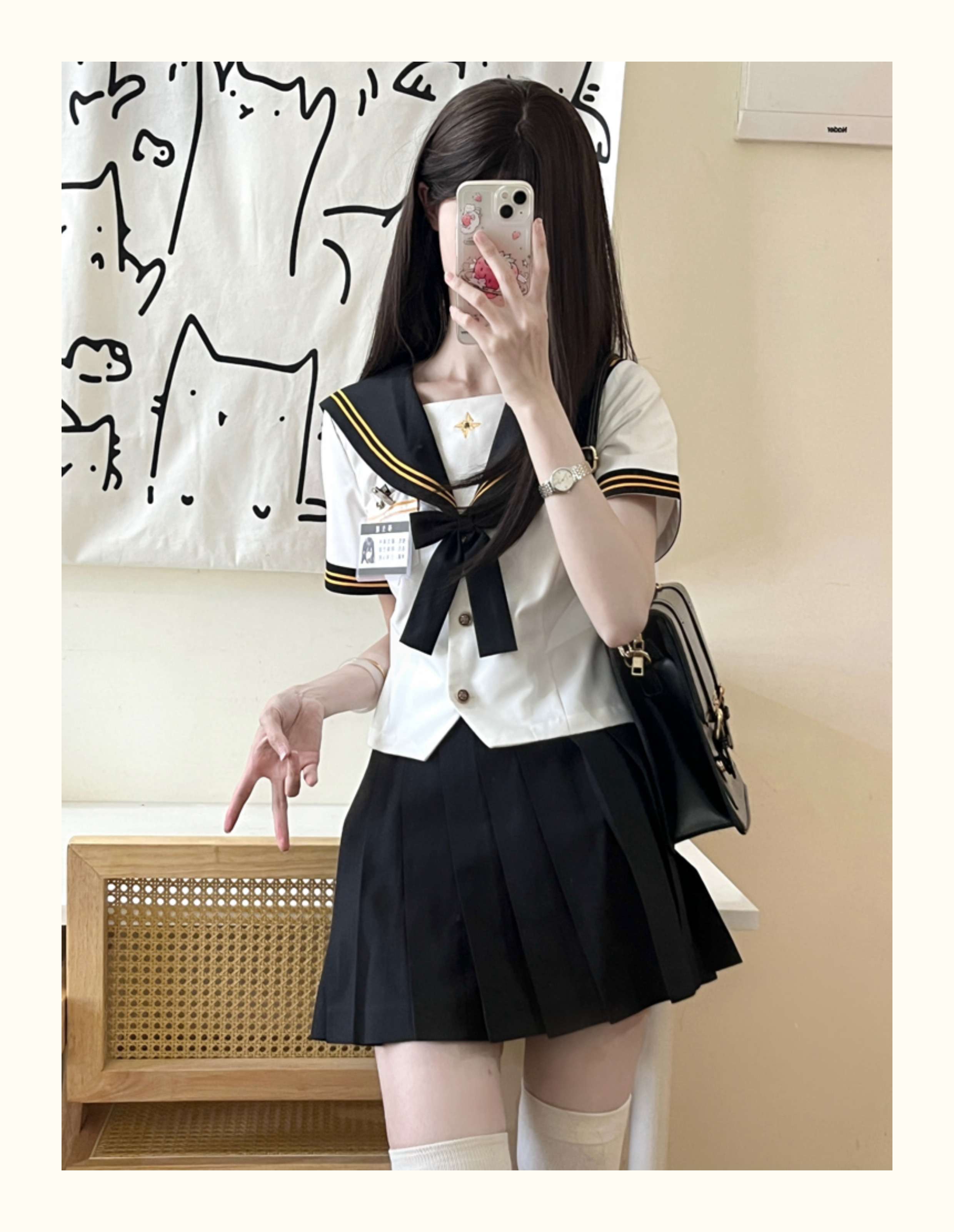 セーラー服 学園風 コスプレセット