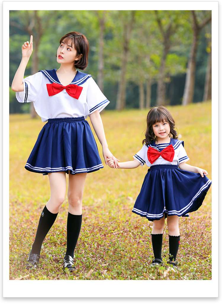 セーラー服 親子で楽しむ コスプレセット