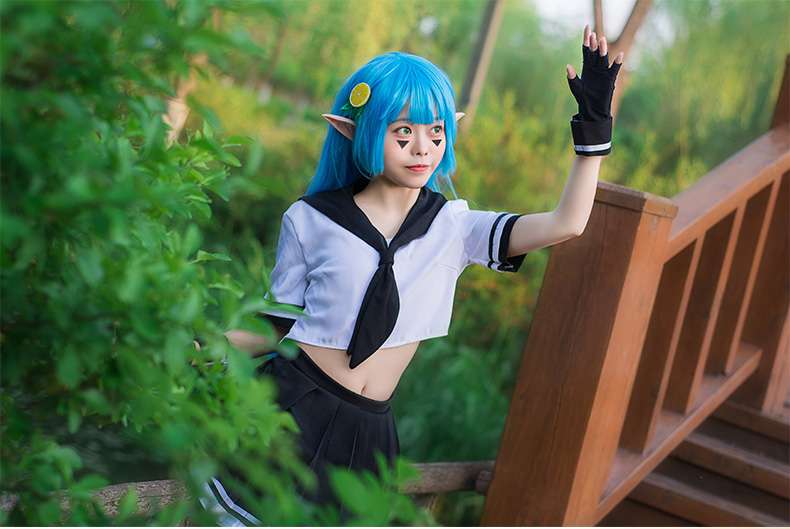 セーラー服 エルフ風 コスプレ衣装セット