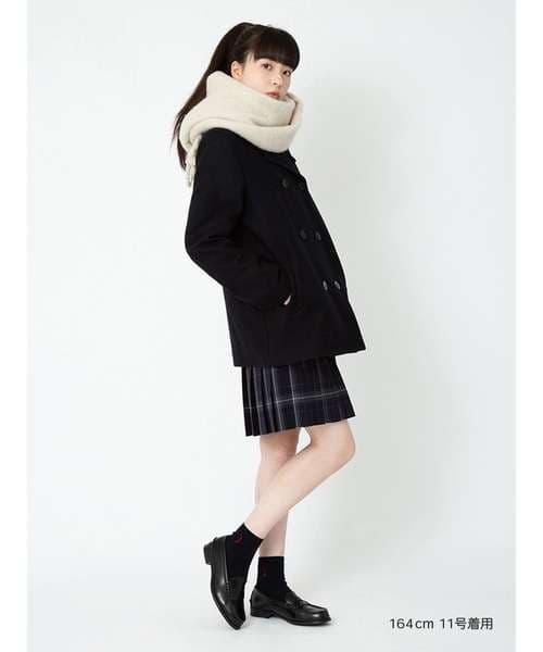 セーラー服 学生向け防寒セット 冬のコート&マフラー