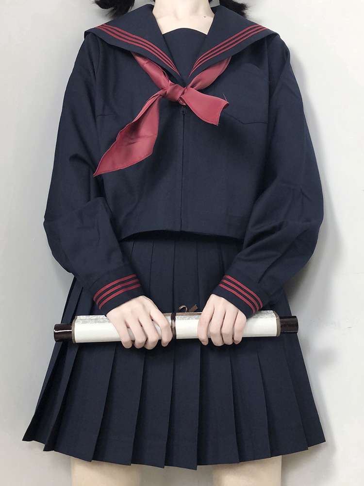 セーラー服 伝統的 リボン付き制服セット
