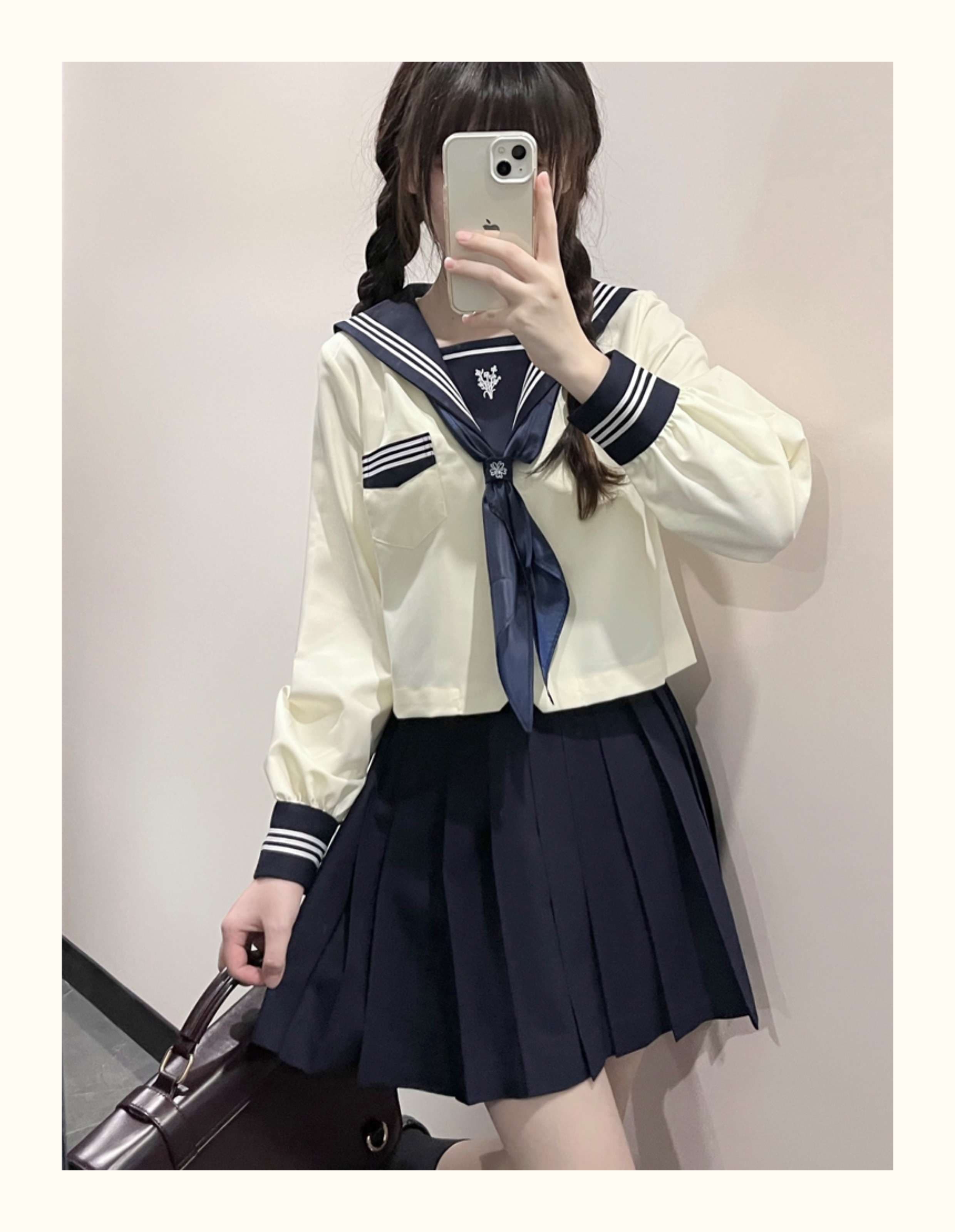 セーラー服 クラシックな コスプレセット