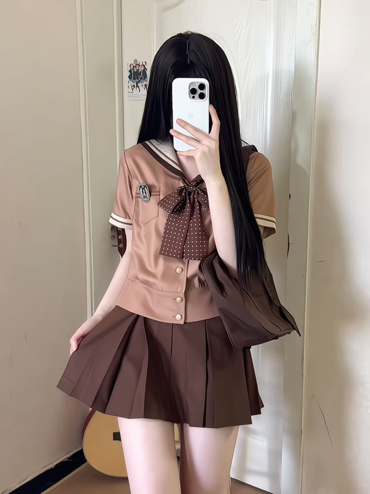 セーラー服 クラシカル水玉リボン