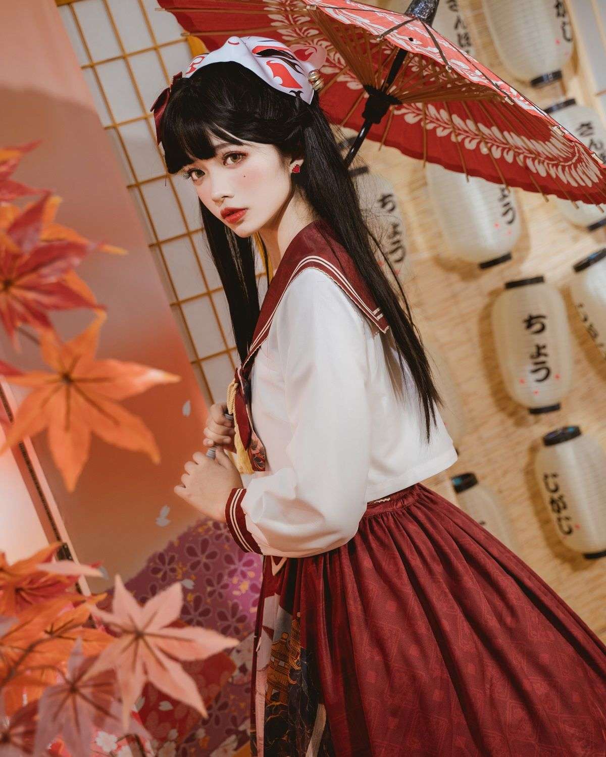 セーラー服 和風 風ロリータワンピース