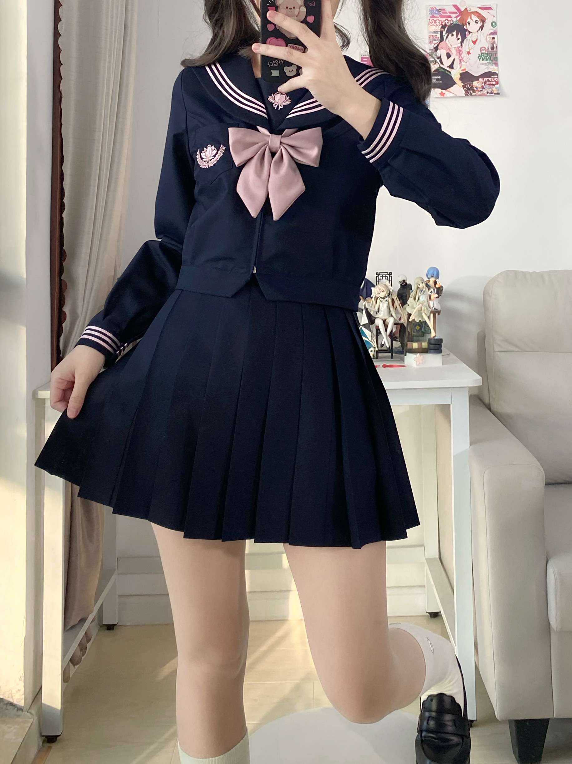 セーラー服 清楚可愛い制服風 上下セット