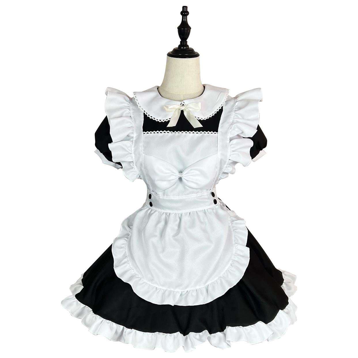 セーラー服 ふりふりメイド服コスチューム セット