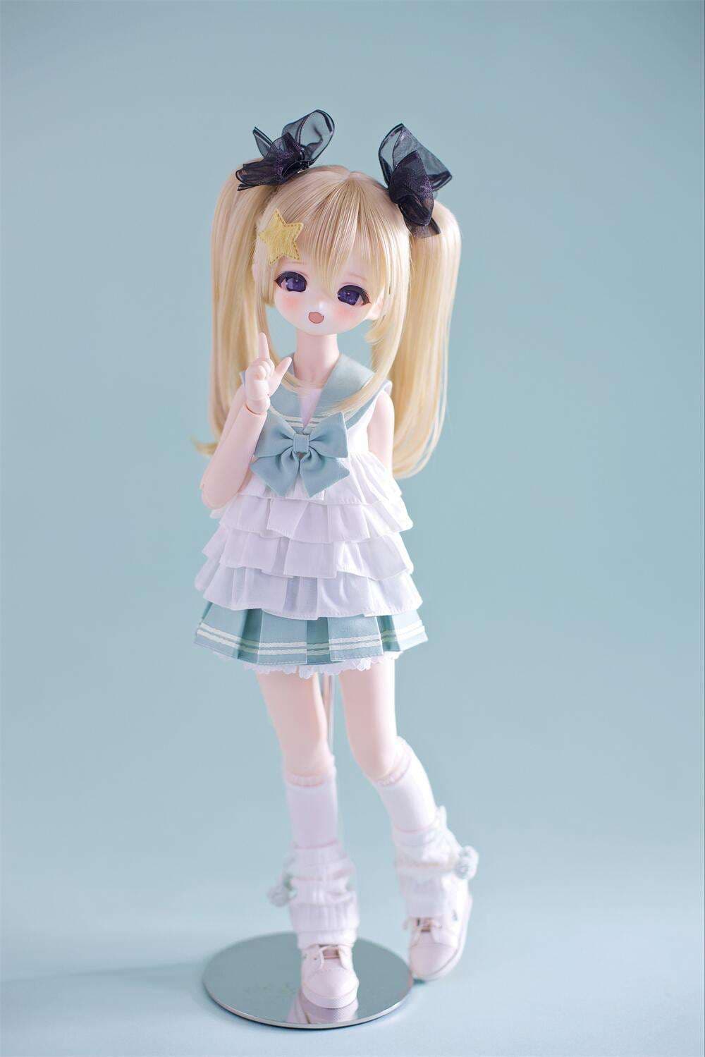 セーラー服 星飾り スタイル美少女人形セット