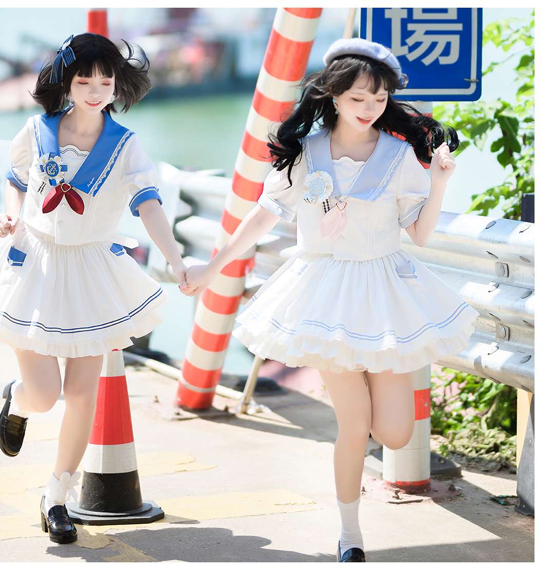セーラー服 マリン風ロリータワンピース