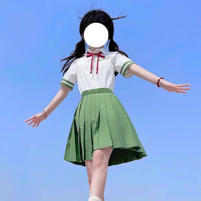 セーラー服 清楚系プリーツスカート セット