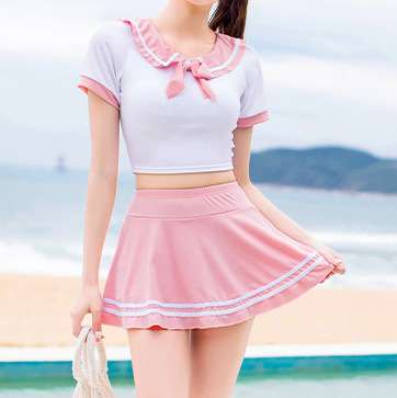 セーラー服 さわやかマリン風セーラー水着