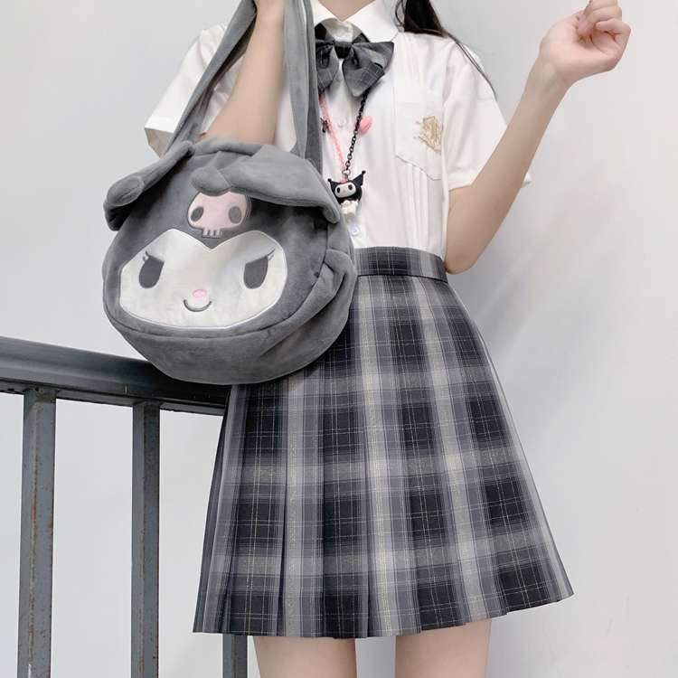 セーラー服 クラシックスタイル チェック柄スカート制服セット