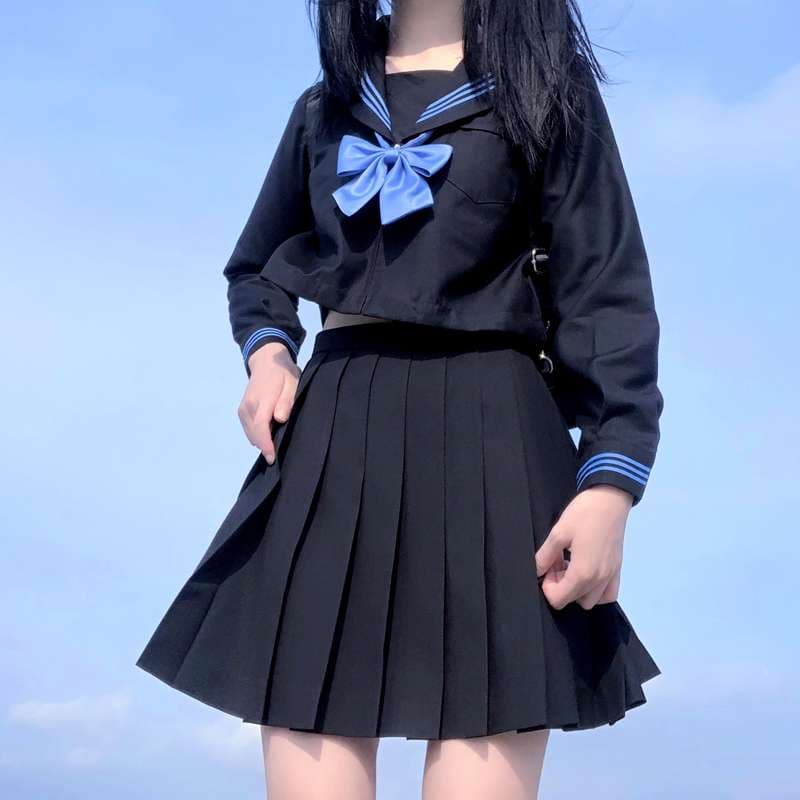 セーラー服 モダンセーラーワンピース 制服風デザイン