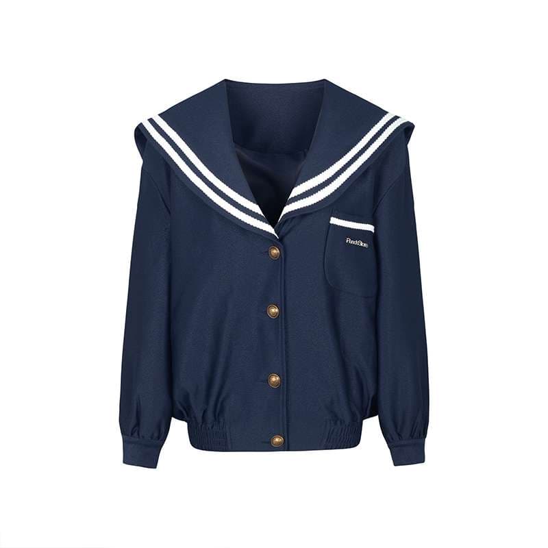 セーラー服 風オーバーサイズジャケット