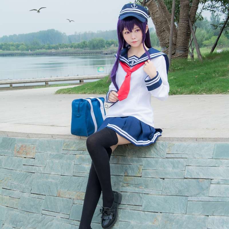 セーラー服 海軍風 コスプレ衣装セット