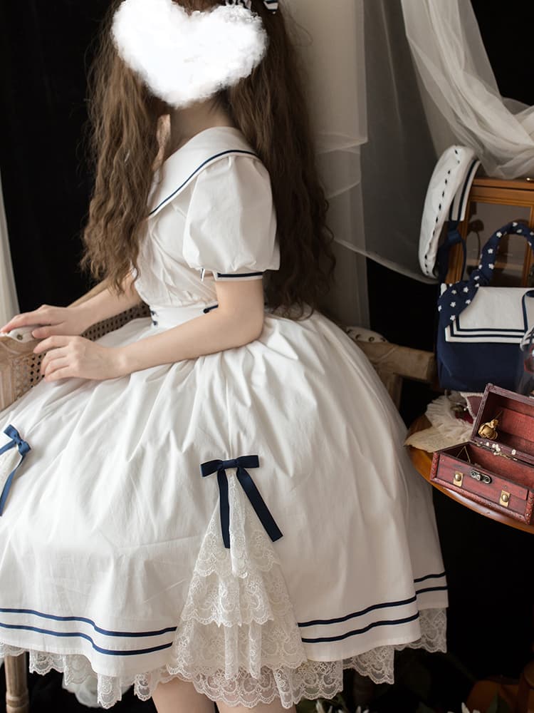 セーラー服 優美な海風セーラーワンピース