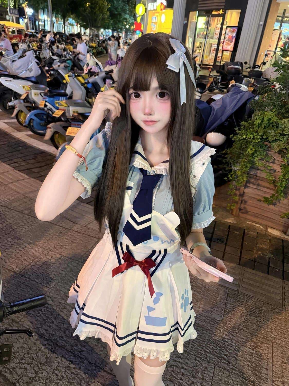 セーラー服 ロリ風 コスプレ衣装