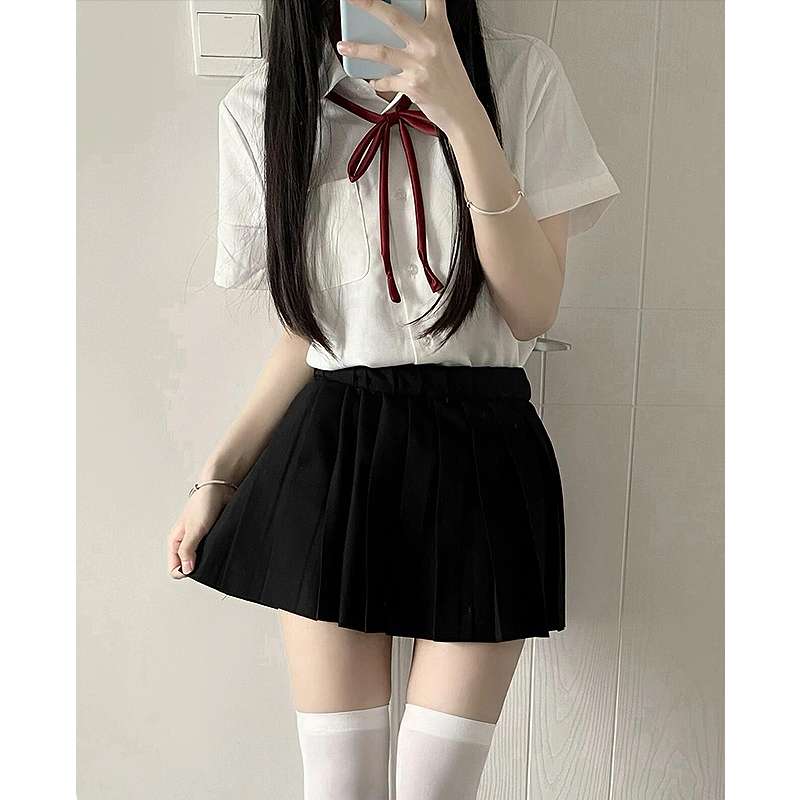セーラー服 リボン付き 上下セット