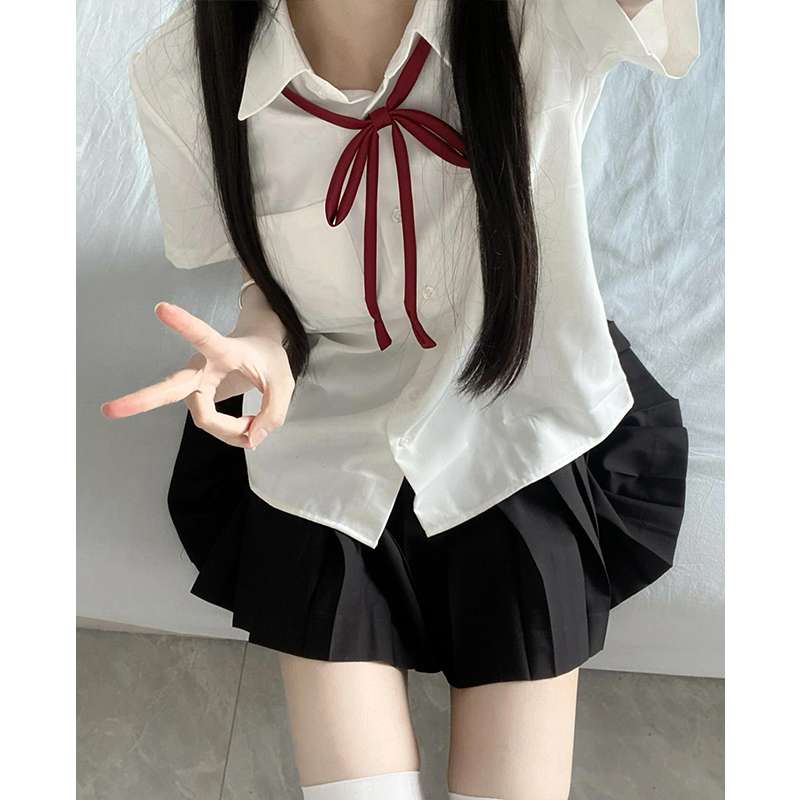 セーラー服 リボン付き 上下セット