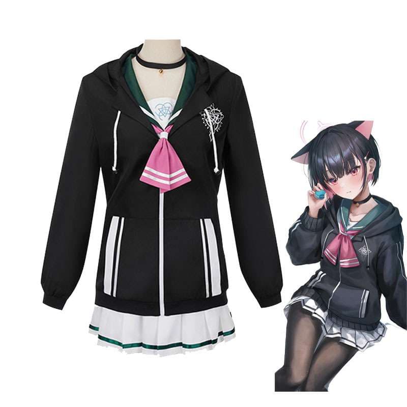 セーラー服 アニメ風 &パーカーセット コスプレ衣装
