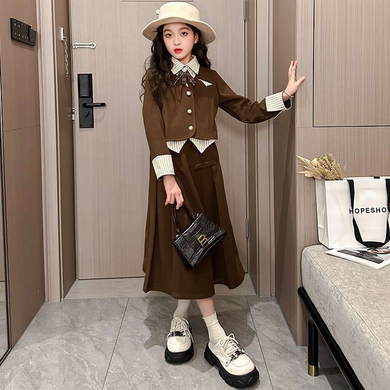 セーラー服 レトロ風学生制服ワンピース