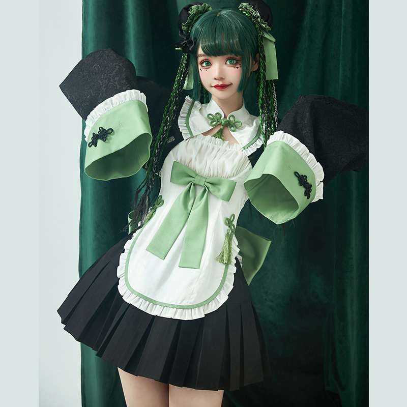 セーラー服 和風メイド風ロリータファッション衣装セット