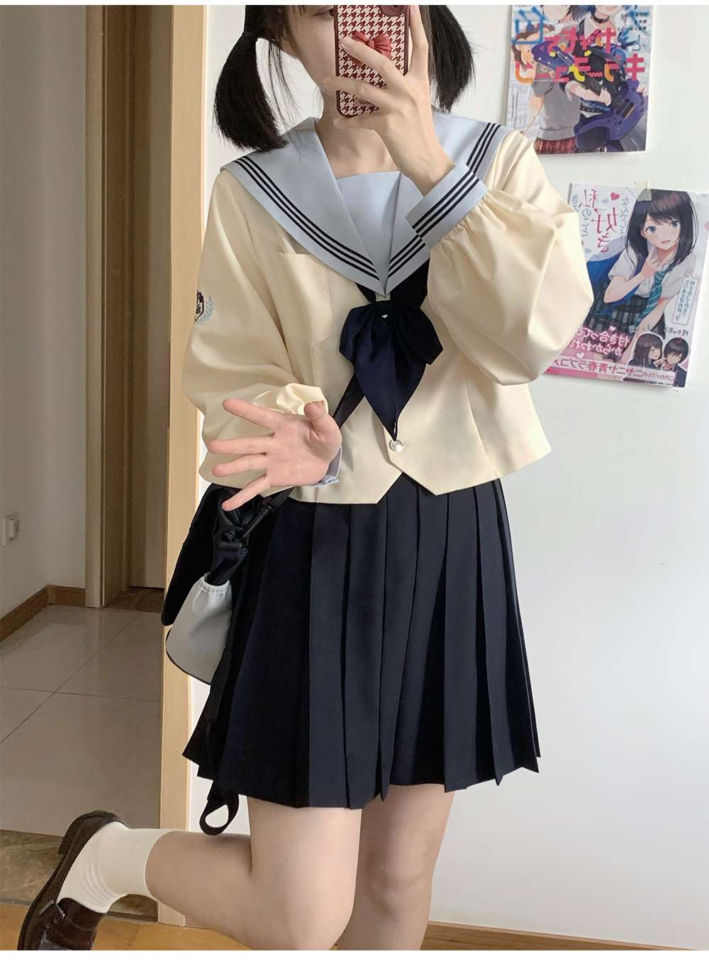 セーラー服 クラシック長袖 制服セット