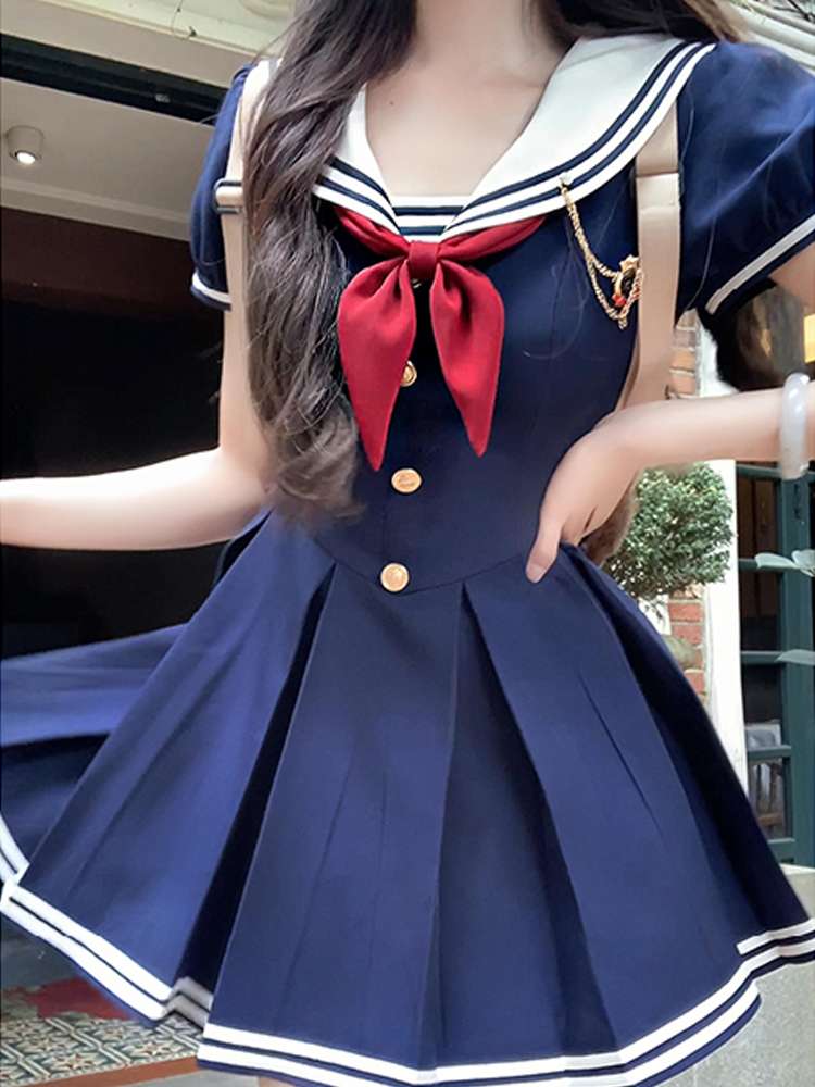 セーラー服 正統派 風ワンピース コスプレ衣装