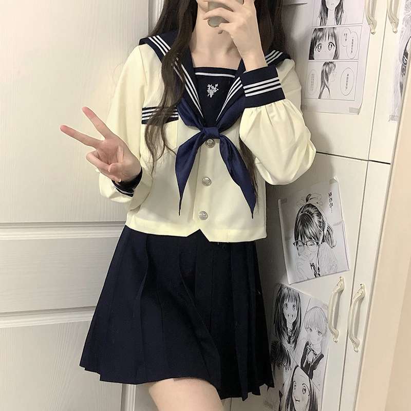 セーラー服 クラシックな コスプレセット