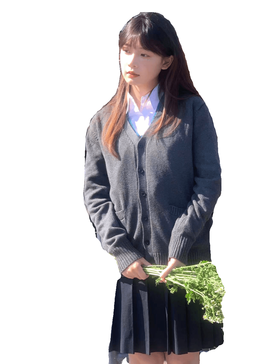 セーラー服 学生風クラシックカーディガン