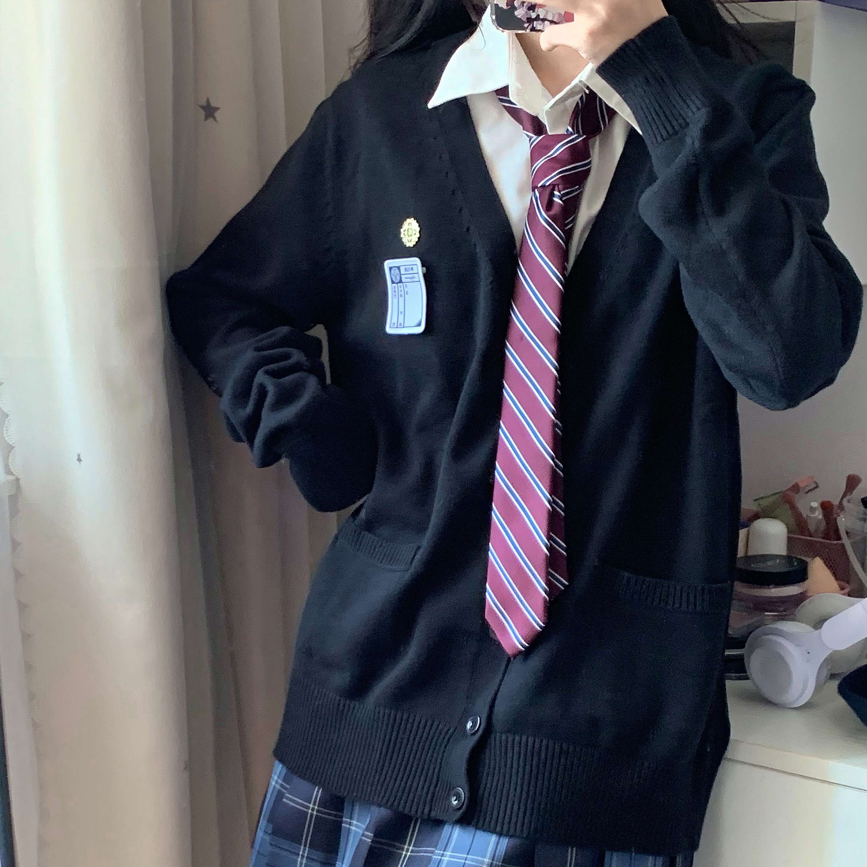 セーラー服 学生風カーディガン制服セット
