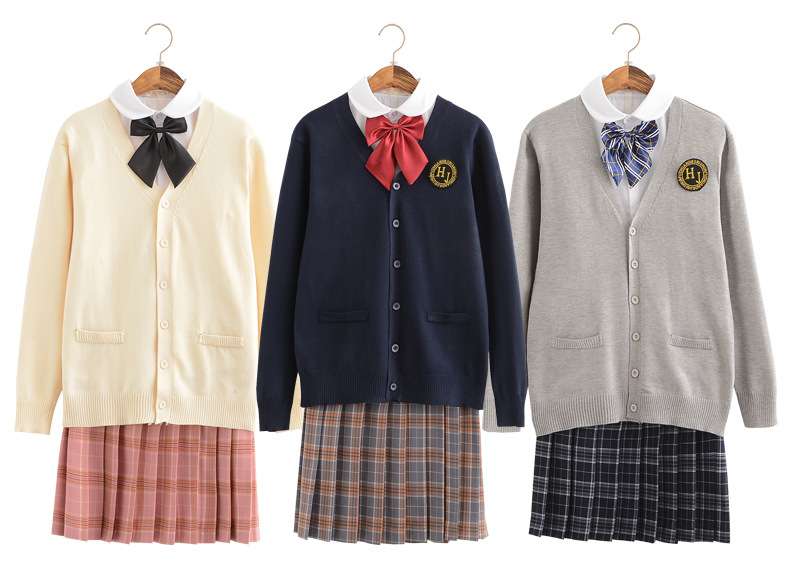 セーラー服 クラシックスクールカーディガン制服セット