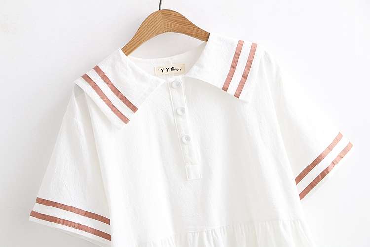 セーラー服 セーラーカラー ゆったりワンピース