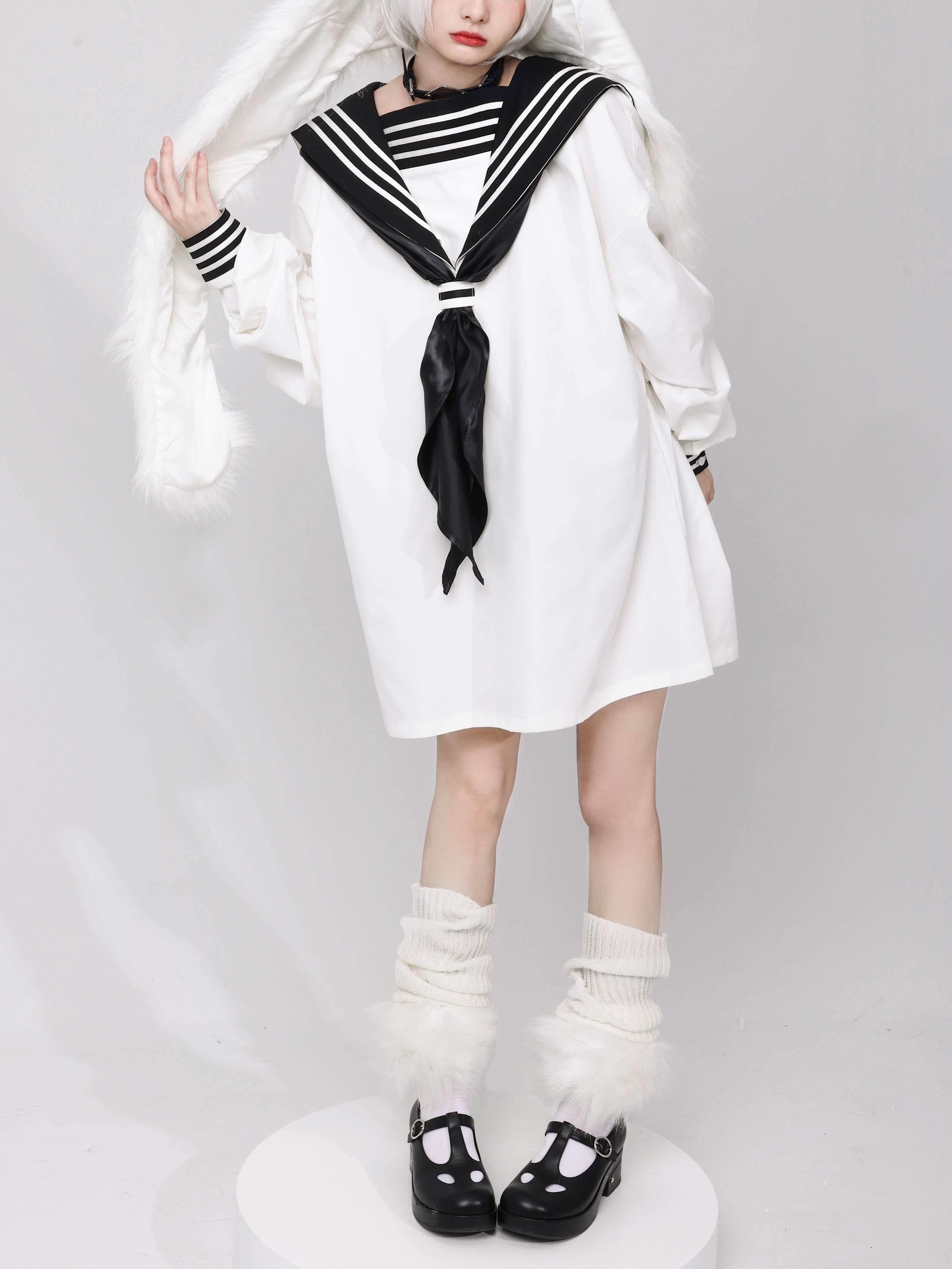 セーラー服 モノトーンファンタジー セーラーワンピース