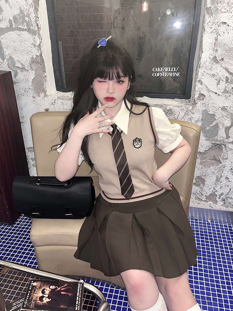 セーラー服 学生風ベスト制服セット